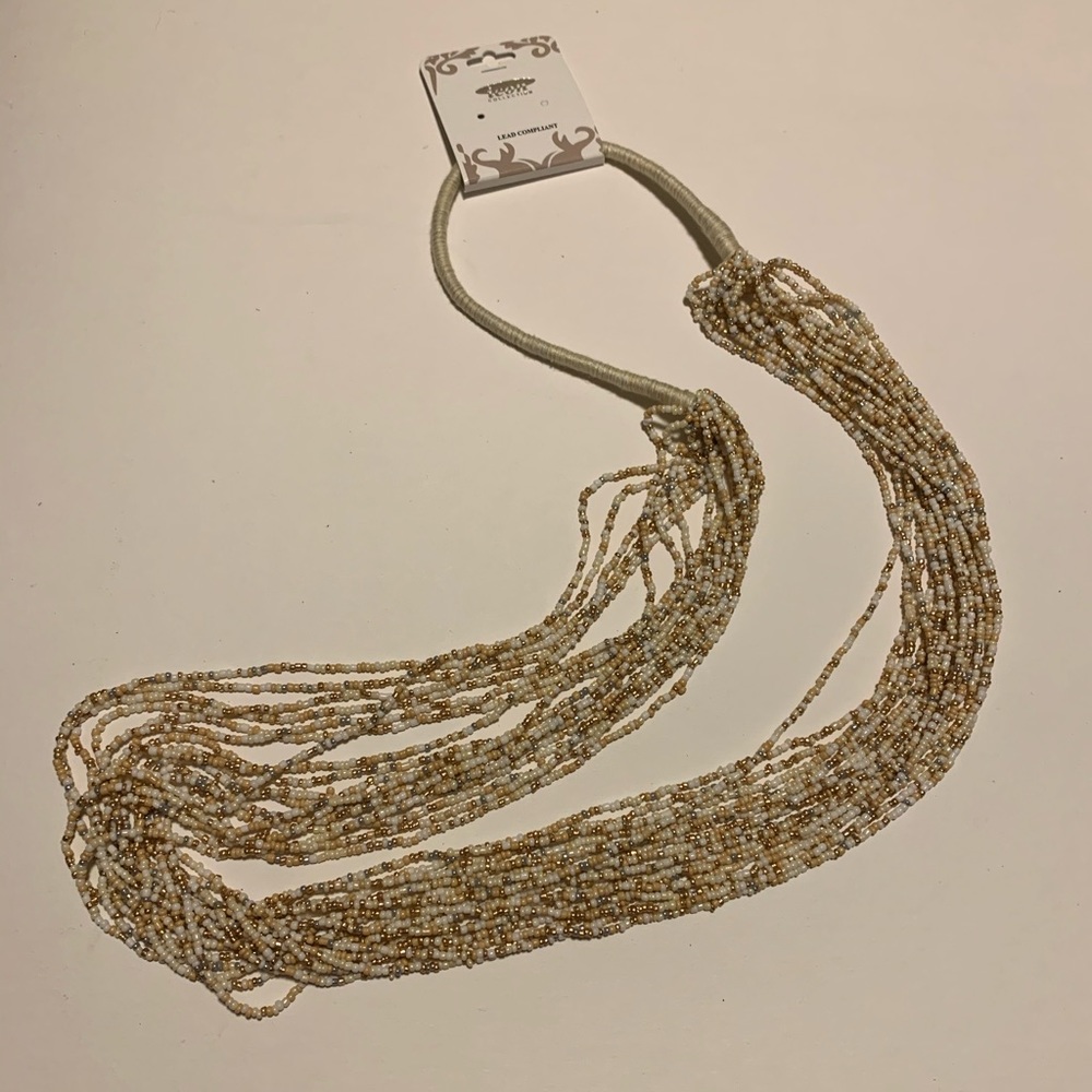 Boho long Sead Bead Necklace Western